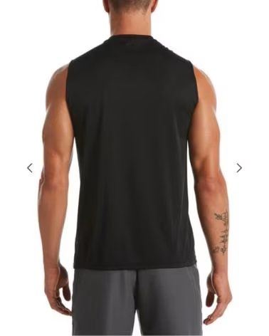 NIKE HYDROGUARD NESSA585 ÄRMELLOSES SHIRT SCHWARZ NEGRO