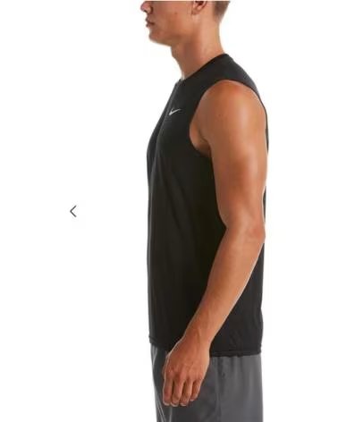 NIKE HYDROGUARD NESSA585 ÄRMELLOSES SHIRT SCHWARZ NEGRO
