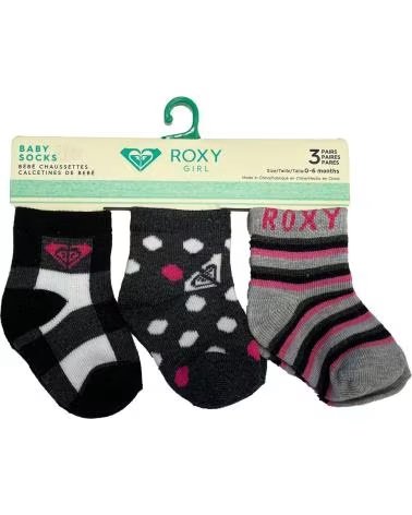 ROXY 3ER PACK BABY SOCKEN INSIDE SPARK LOGO MULTICOLOR