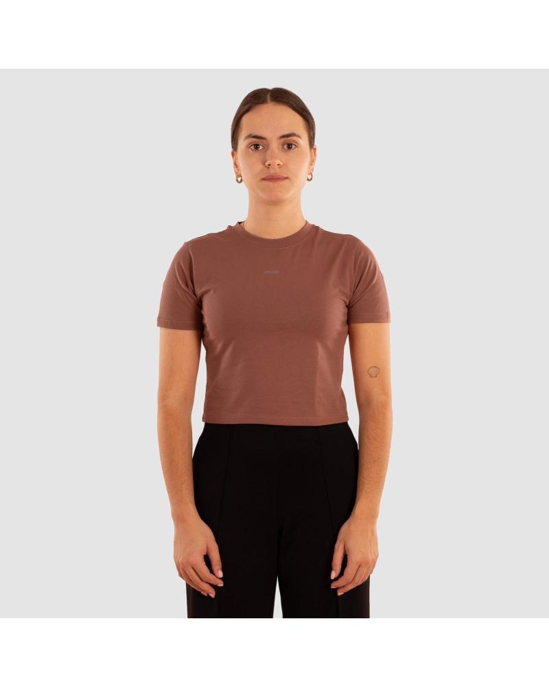 SQUBA CROP TOP COLOR MARRÓN