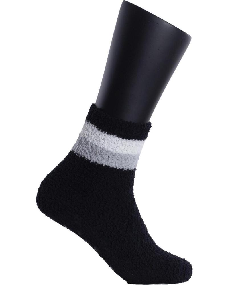 SOFTEE PACK 3 CALCETINES GRIP HOME NEGRO