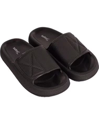SOFTEE CHANCLAS CROSS NEGRAS NEGRO