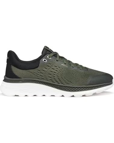 GEOX U65HUB HERREN-SNEAKER IN GRÜN VERDE