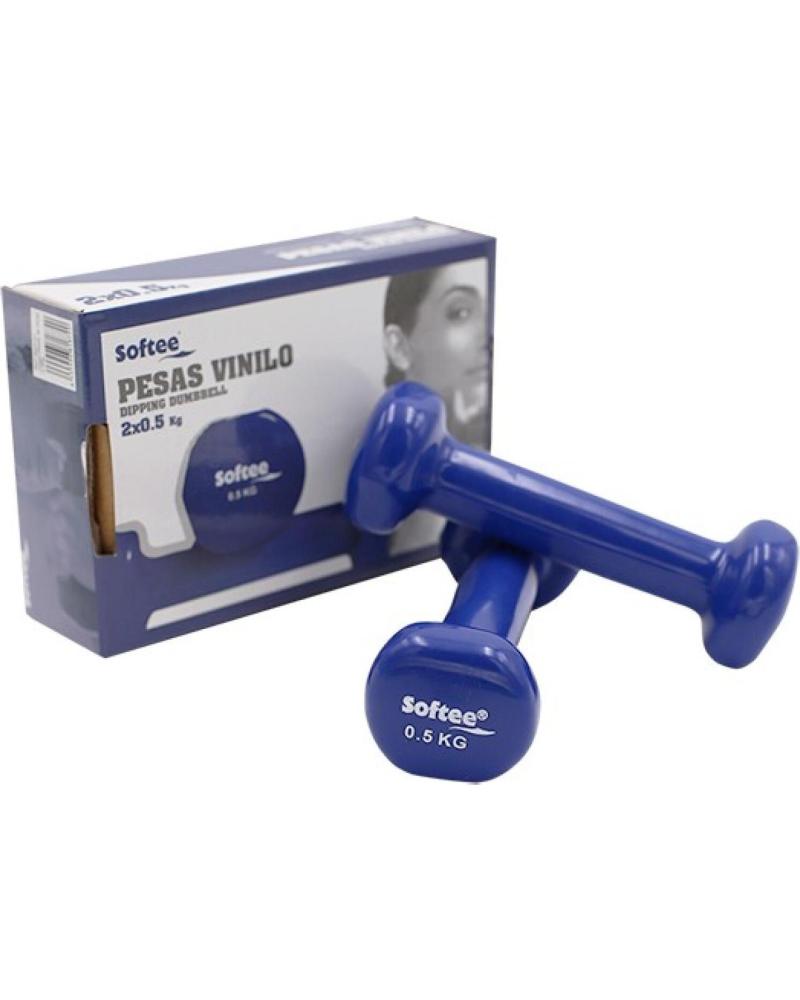 JUEGO DE PESAS SOFTEE CON RECUBRIMIENTO DE VINILO ROJO