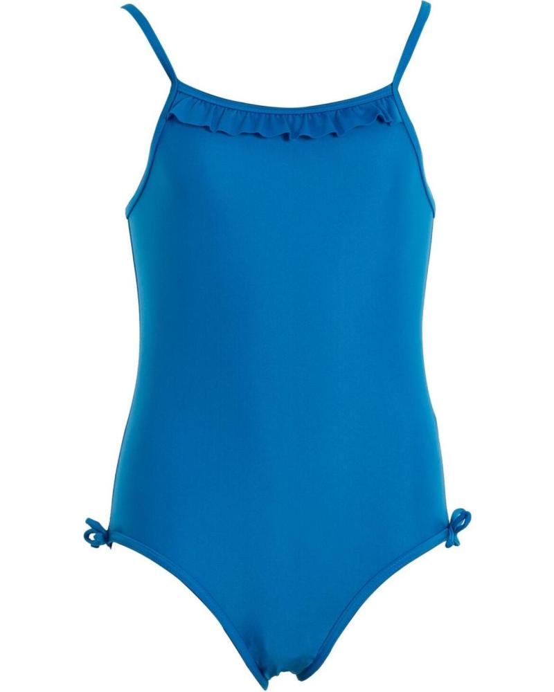 SQUBA BAÑADOR NINA SERIES AZUL AGUAMARINA