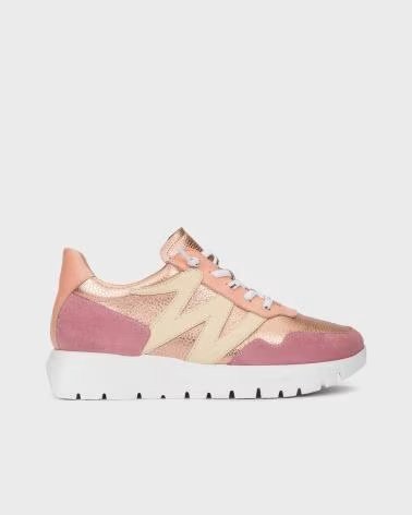 WONDERS A-24101 DAMEN-SNEAKER SPORTLICH IN ROSA