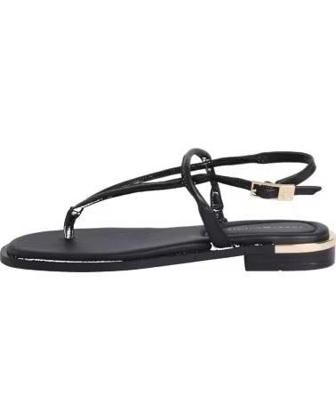 TOMMY HILFIGER SANDALIAS MUJER MODELO FW0FW09124 COLOR NEGRO BDS