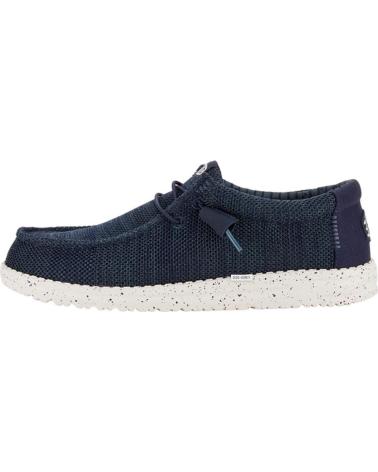 HEY DUDE NAUTICOS HOMBRE HOMBRE WALLY STRETCH SOX AZUL