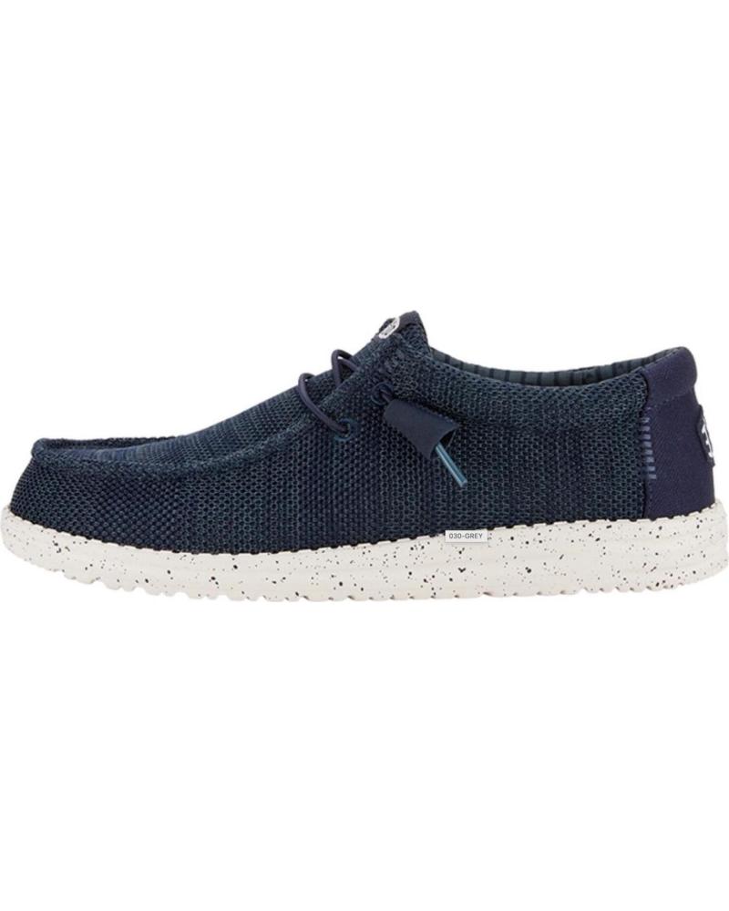 HEY DUDE NAUTICOS HOMBRE HOMBRE WALLY STRETCH SOX AZUL
