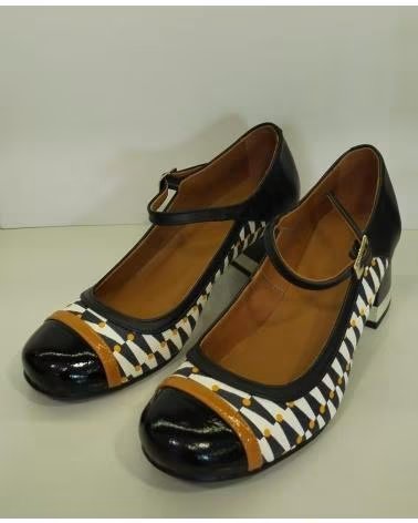NEMONIC SAPATO DE MULHER MODELO 2054 NEGRO