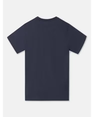 T-SHIRT SILBON CON LOGO STAMPATO 124612 BLU MARINO AZUL