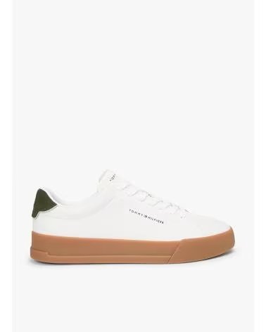 SNEAKERS TOMMY HILFIGER TH COURT LTH DETAIL ESS BEIGE BEIGE