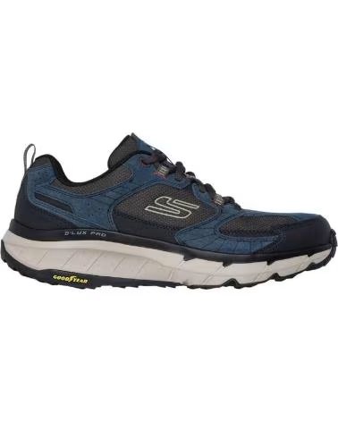 SNEAKERS CASUAL SKECHERS 237755 IN CAMOSCIO AZUL MARINO