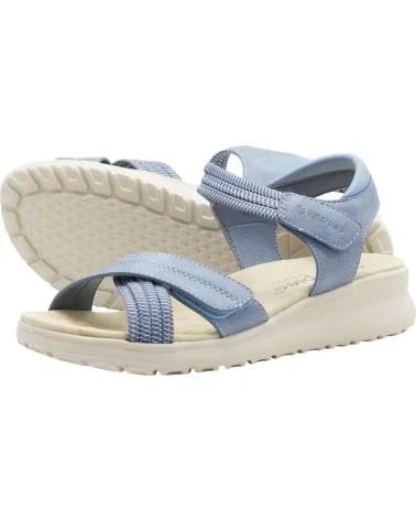 AMARPIES SANDALO ABZ30159 CON CHIUSURA REGOLABILE AZUL