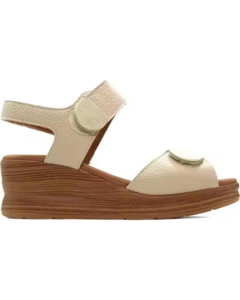PITILLOS SANDALIAS 080-11054 EN BEIGE PARA MUJER CREMA