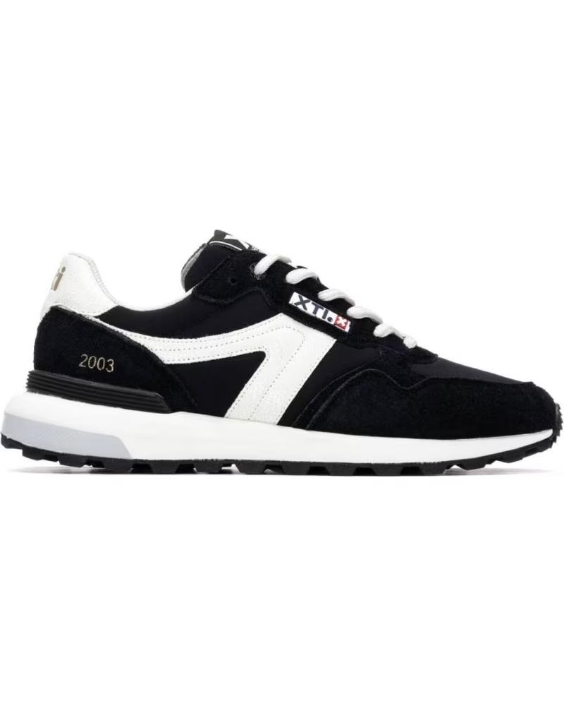 XTI SNEAKER URBANE 145721 IN NERO NEGRO