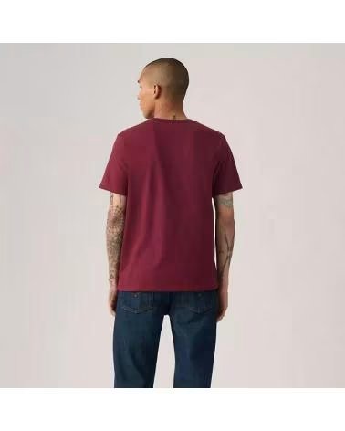 LEVIS T-SHIRT LEVI´S À MANCHES COURTES ET COL ROND BORDEAUX BURDEOS