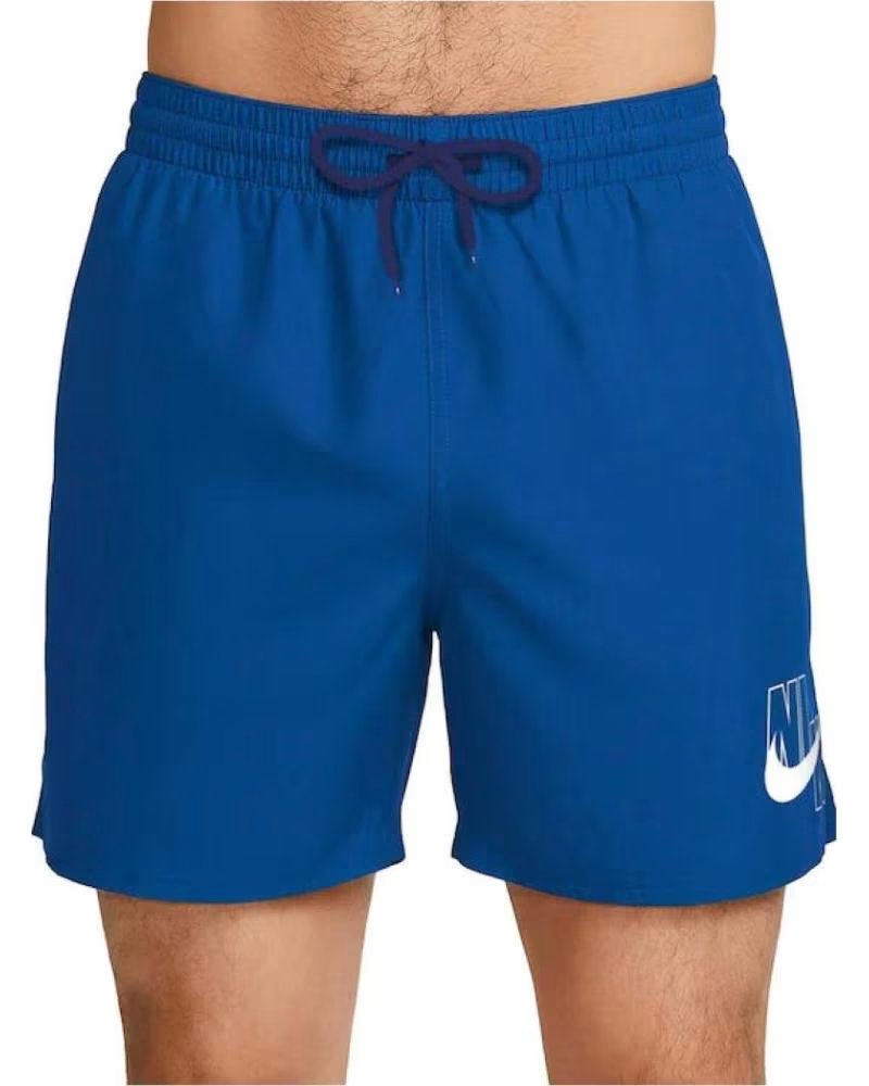 NIKE BANADOR BANADOR SWIM BREAKER SWIM LOGO 5INCH VOLLEY AZUL EN AZUL PARA HOMBRE SENALES