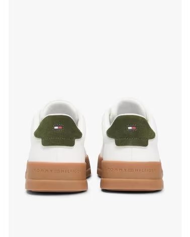 SNEAKERS TOMMY HILFIGER TH COURT LTH DETAIL ESS BEIGE BEIGE