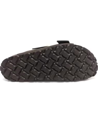 YOKONO TUNEZ-130 LEATHER SANDALS IN BROWN MARRON