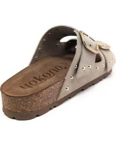 YOKONO JERBA-265 NUBUCK SANDALS BEIG