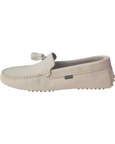 ATLANTA MOCASSIN AN 16 T MOKASSINS IN WEISS BLANCO