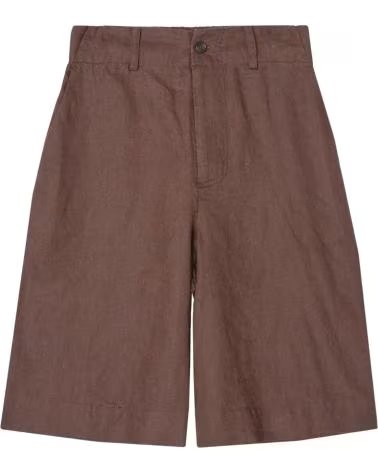 YERSE PANTALÓN CORTO MARRÓN MARRON