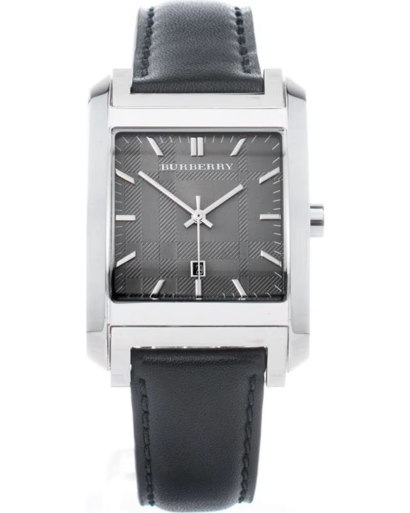 Inicio-BURBERRY-RELOJ BURBERRY BU1571 DE CABALLERO CON ESFERA NEGRA Y ACERO INOXIDABLE-NEGRO