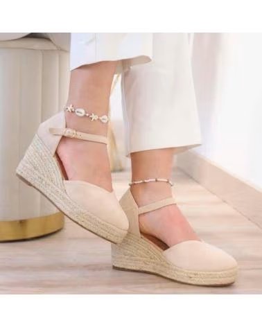 PINKDESERT Sandalias Pink Desert 3102 en beige para mujer BEIGE