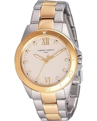 RELÓGIO PIERRE CARDIN CF 1009 MU DOURADO DORADO
