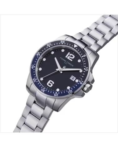 RELÓGIO PIERRE CARDIN CNI 0030 AÇO INOXIDÁVEL AZUL GRIS