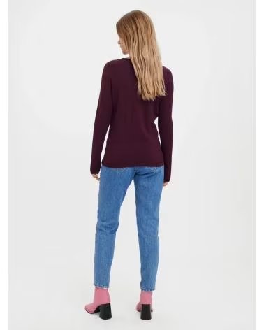 VERO MODA JERSEY 077-52592998482259 EN ROJO PARA MUJER BURDEOS