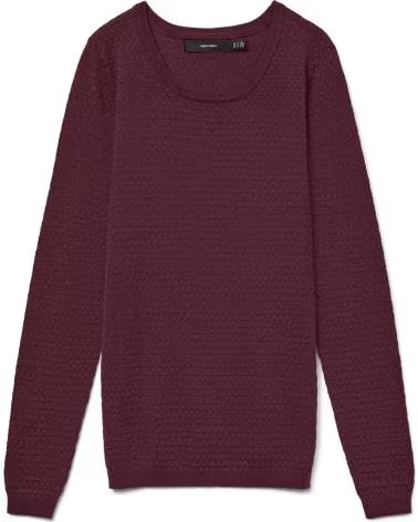 VERO MODA JERSEY 077-52592998482259 EN ROJO PARA MUJER BURDEOS