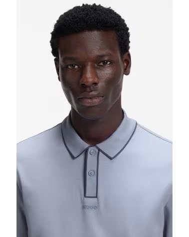HUGO BOSS POLO DA UOMO HUGO BOSS, AZZURRO AZUL