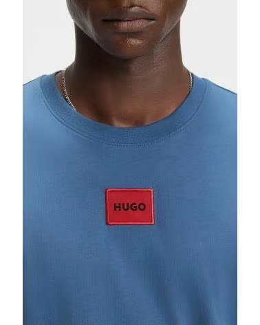 HUGO BOSS CAMISETA HUGO BOSS AZUL CON LOGO ROJO AZUL