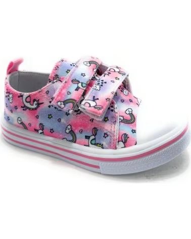 BASKETS EN TOILE BUBBLE BOBBLE AVEC BANDES AUTO-AGRIPPANTES DESIGN NINA ROSE ROSA