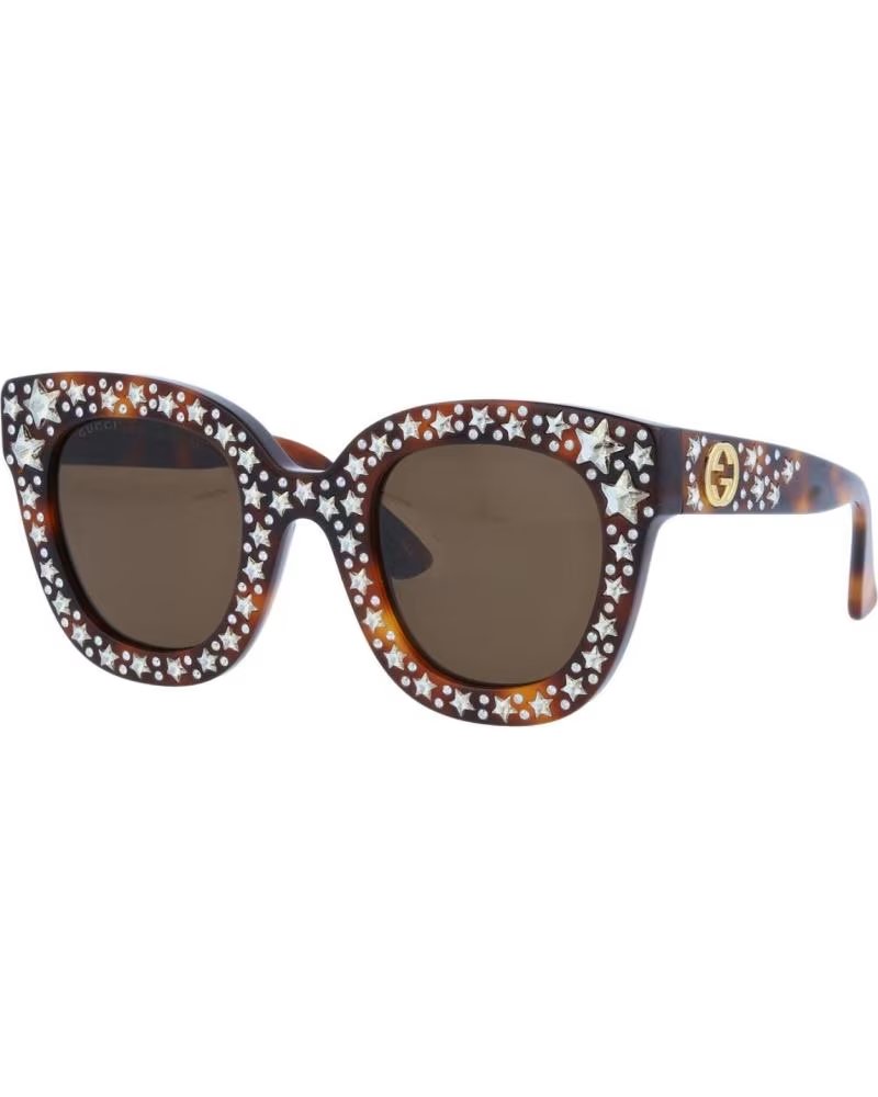 GUCCI GG0116S-003 SONNENBRILLE MIT STERNENMUSTER