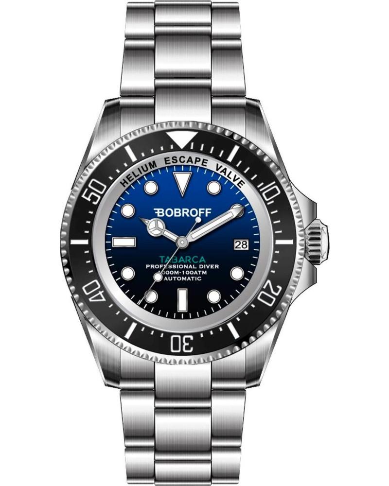 BOBROFF RELOJ BF003 ACERO PLATEADO