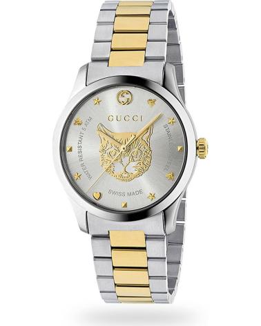 GUCCI RELOJ YA1264074 BICOLOR ACERO PLATEADO