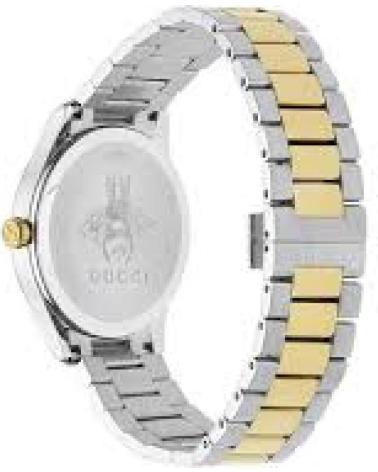 GUCCI RELOJ YA1264074 BICOLOR ACERO PLATEADO