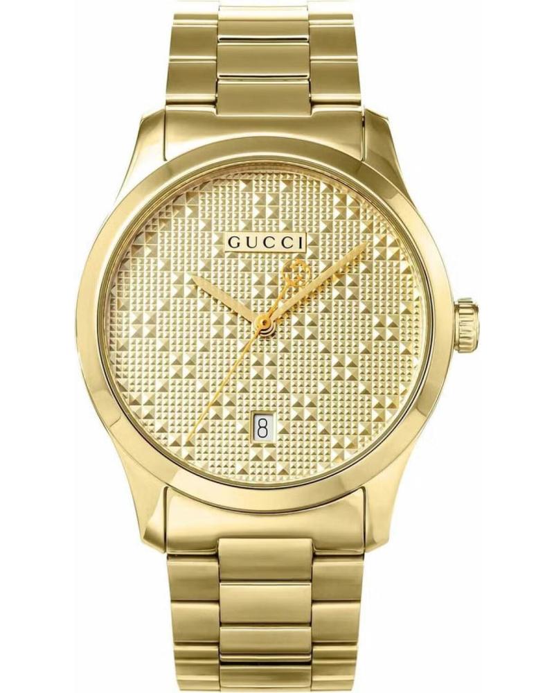 GUCCI RELOJ YA126461A DORADO