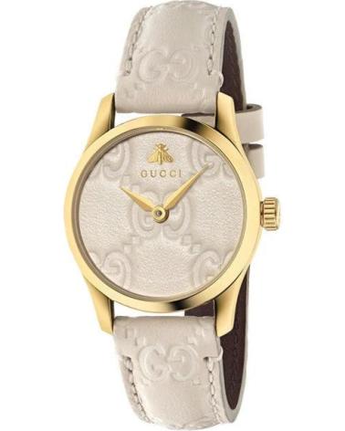 GUCCI RELOJ YA126580A BEIGE