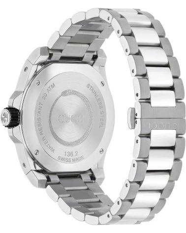 GUCCI RELOJ YA136218 DIVE CON ESFERA DE SERPIENTE GRIS