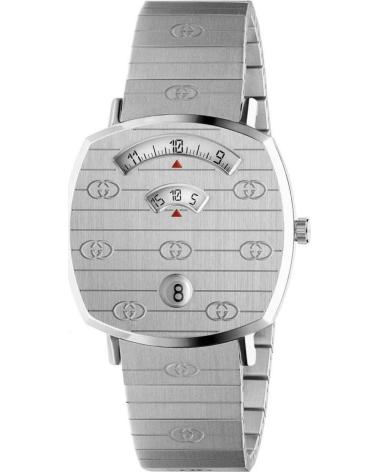 GUCCI RELOJ YA157401 DE ACERO INOXIDABLE GRIS