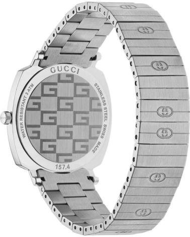 GUCCI RELOJ YA157401 DE ACERO INOXIDABLE GRIS