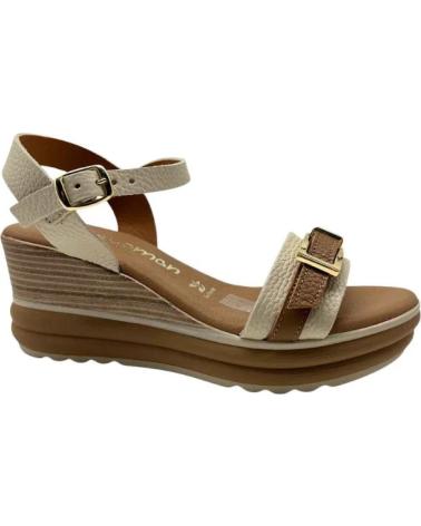 SPARWOMAN SANDALIAS DE CUÑA CON DISEÑO ELEGANTE TRANSPARENTE