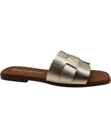 SPARWOMAN SANDALIAS PALA METALIZADA VARIOS COLORES