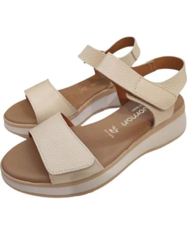 SPARWOMAN SANDALIA CUÑA CON VELCROS TRANSPARENTE