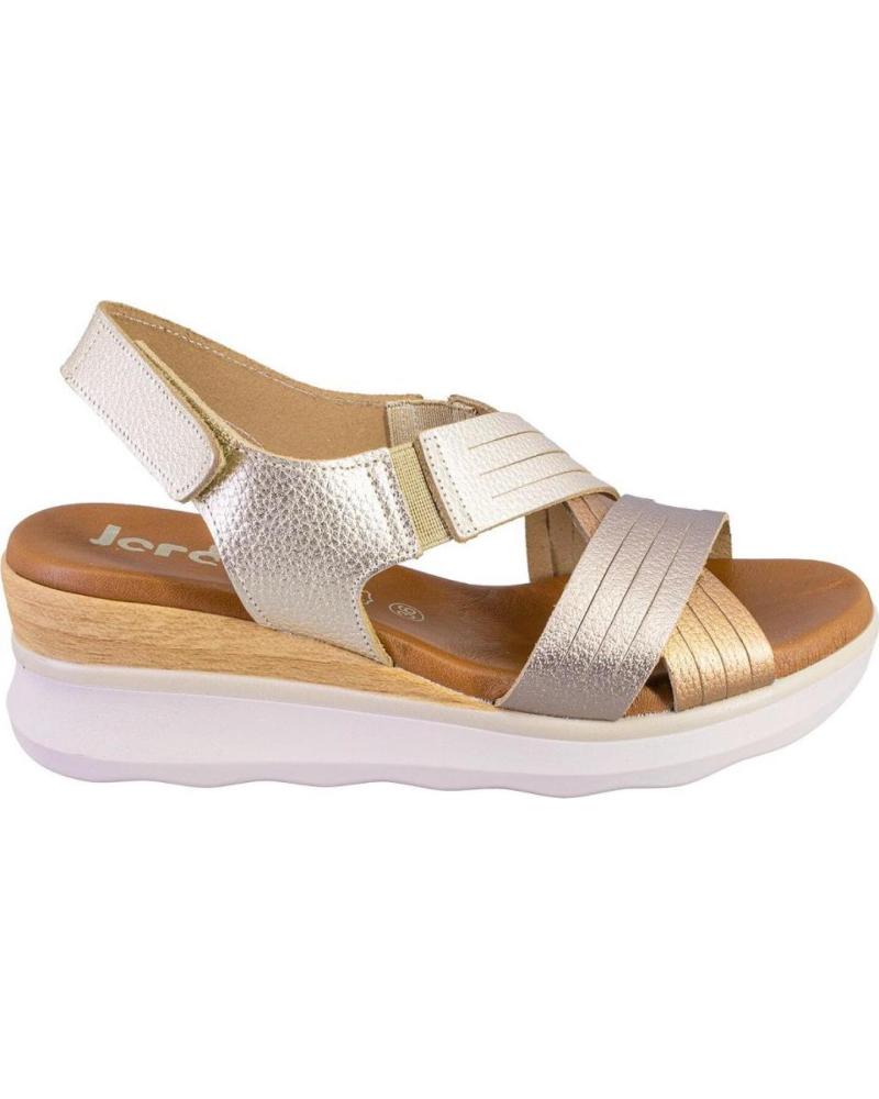 JORDANA SANDALIAS 4919 GÓNDOLA PIEL PLATINO
