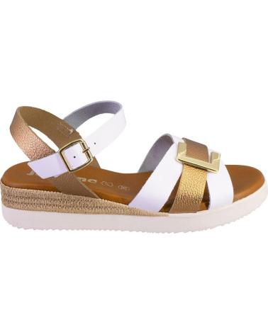 JORDANA SANDALIAS 4855-2489 DE PIEL EN BLANCO